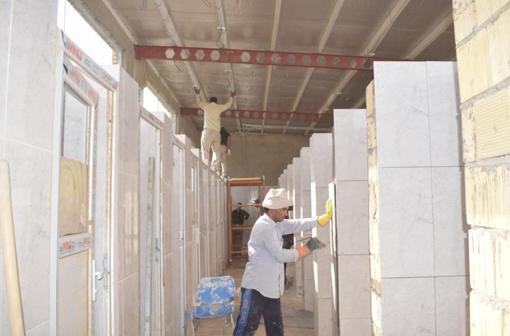 الكوادر الهندسية في العتبة العلوية تعلن الوصول إلى المراحل النهائية في مشروع قاعات مدينة الإمام الرضا (عليه السلام) للزائرين