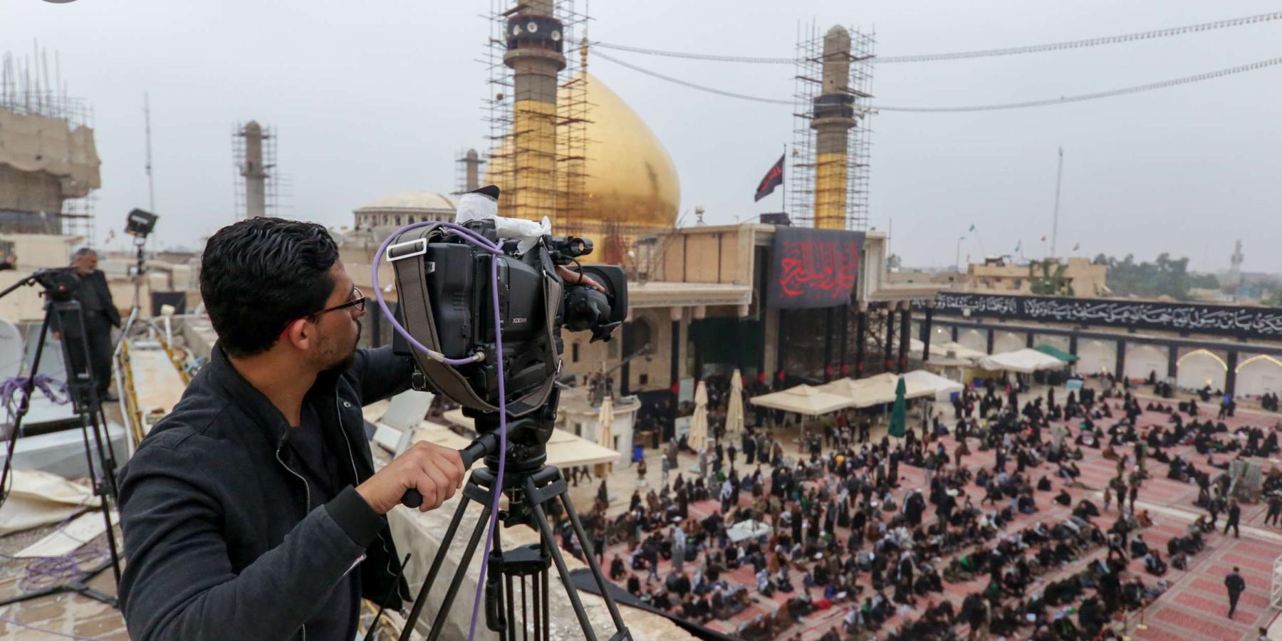 مشاركة واسعة لقسم الإعلام في العتبة العلوية المقدسة بتغطية مراسم إحياء ذكرى شهادة الإمام الحسن العسكري (ع) في مدينة سامراء