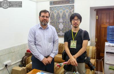صحفي ياباني في الغدير الأغر: شخصية الإمام علي (ع) الانسانية ندرسها بمادة التاريخ العالمي بالأكاديمية اليابانية
