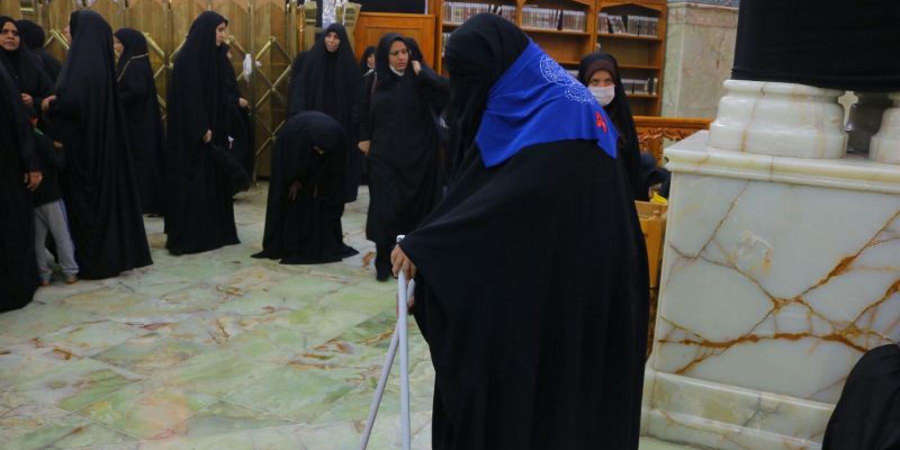 القسم النسوي يستقبل 400 متطوعة خلال ايام توافد زوار اربعينية الامام الحسين(عليه السلام)